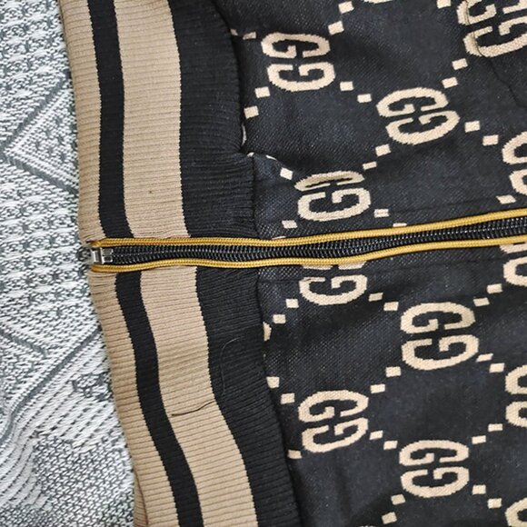 Gucci Classic Double G All-Over Print Baseball Jacket - Picture 10 of 10